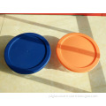 Pyrex Round 1.4 Cup, 330mL Storage Lid Cover Blue 4 Pack